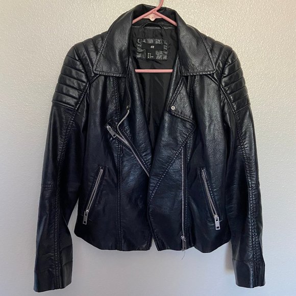 H&M Jackets & Blazers - H&M Faux Leather Jacket